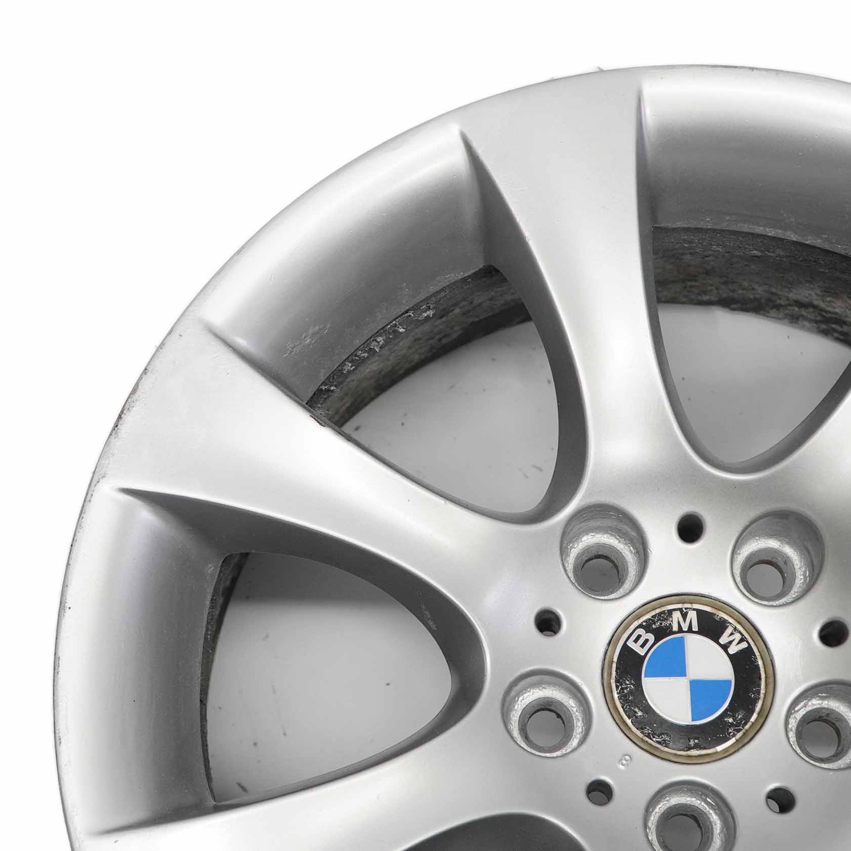 BMW Série 5 E60 E61 Jante Alliage Argent 18" 8J ET:20 Star Spoke 124 6760617