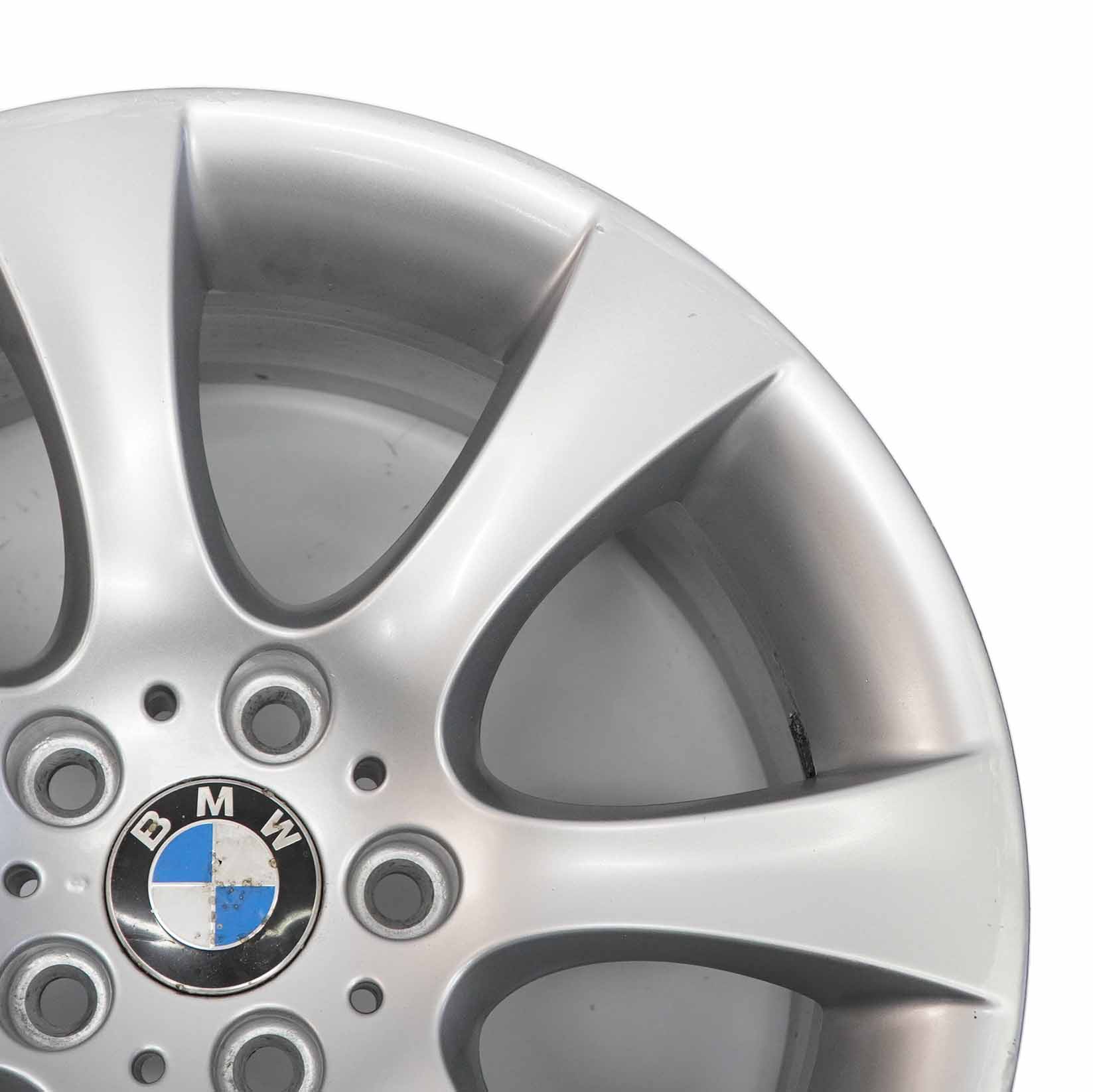 BMW E60 Silber Alu Felge Alufelge 18" Sternspeiche 124 9J ET:32 6760618