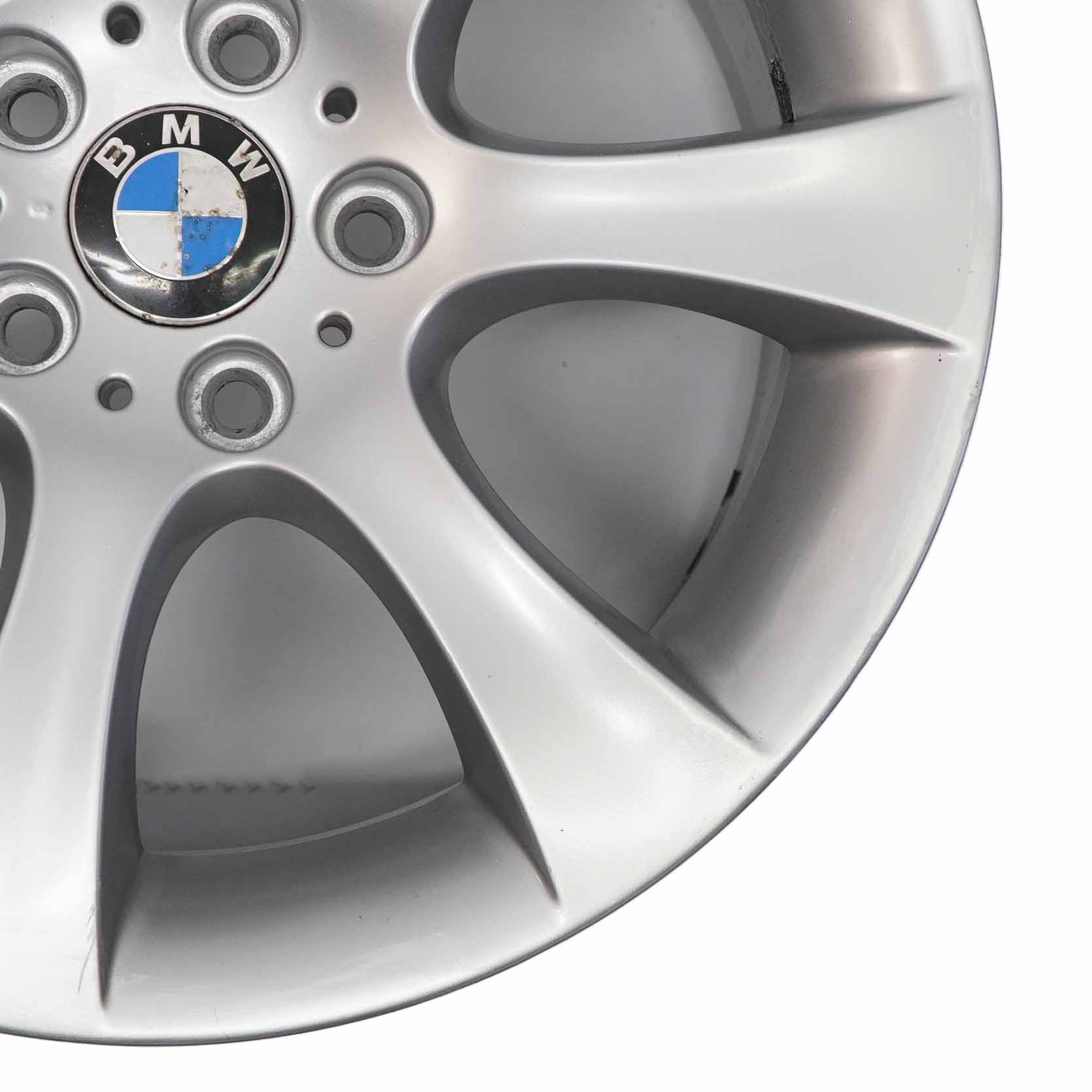 BMW E60 Silber Alu Felge Alufelge 18" Sternspeiche 124 9J ET:32 6760618