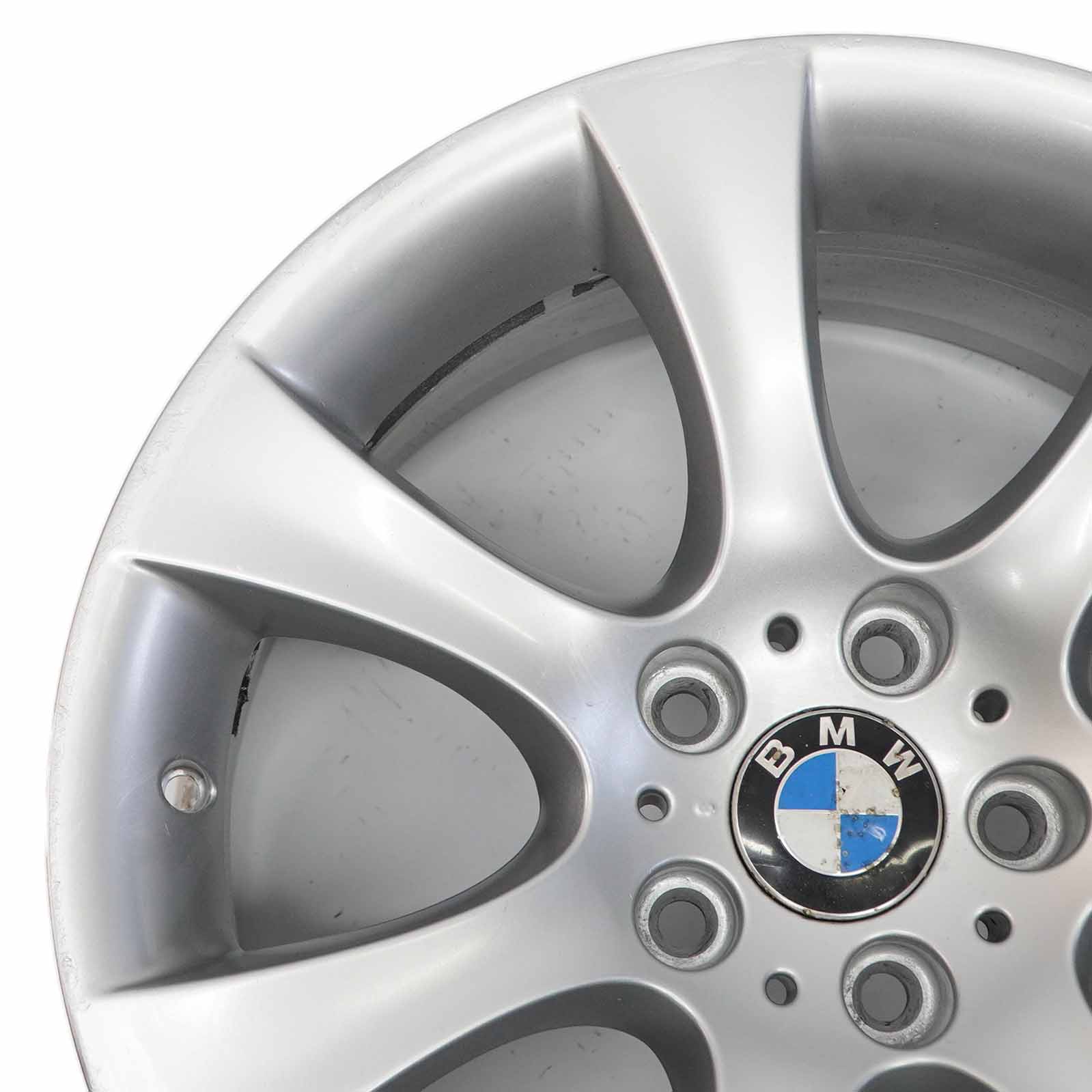 BMW E60 Silber Alu Felge Alufelge 18" Sternspeiche 124 9J ET:32 6760618