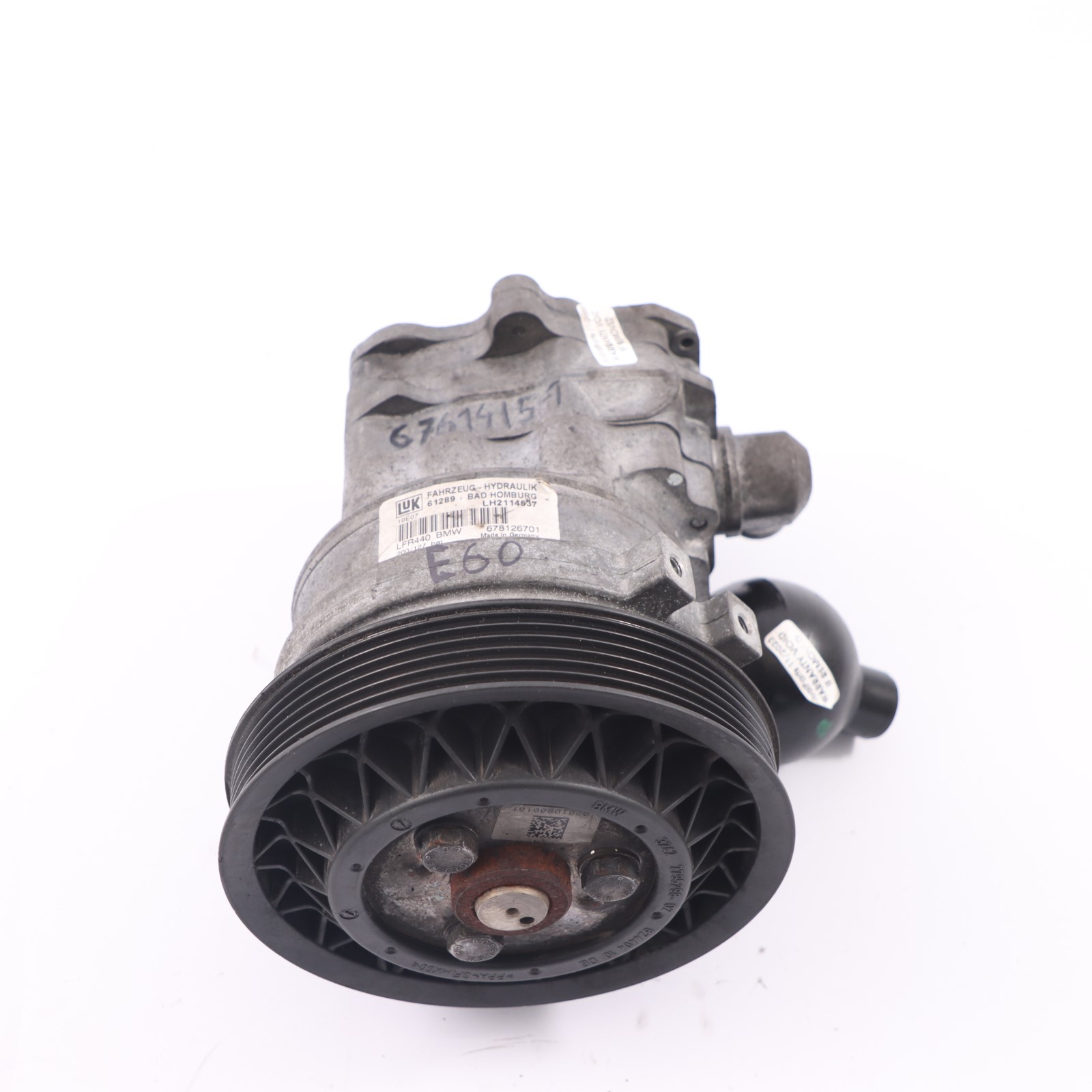 BMW E60 E61 E63 E64 LCI M57N M57N2 Servolenkung Hydraulische Tandempumpe 6781267