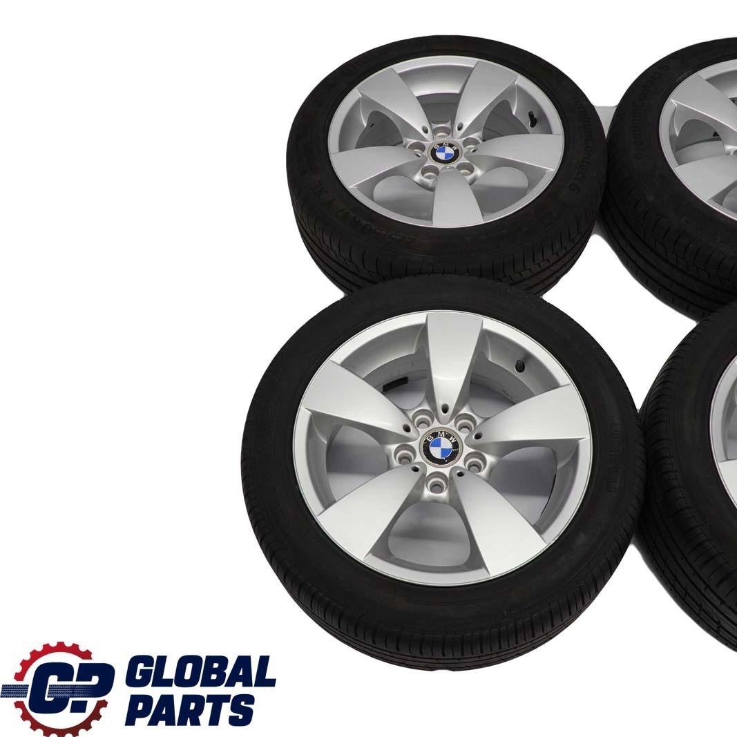 *BMW E60 E61 Komplettes 4x Alu Felge Alufelgen Reifen 17" Sternspeiche 138 7,5J