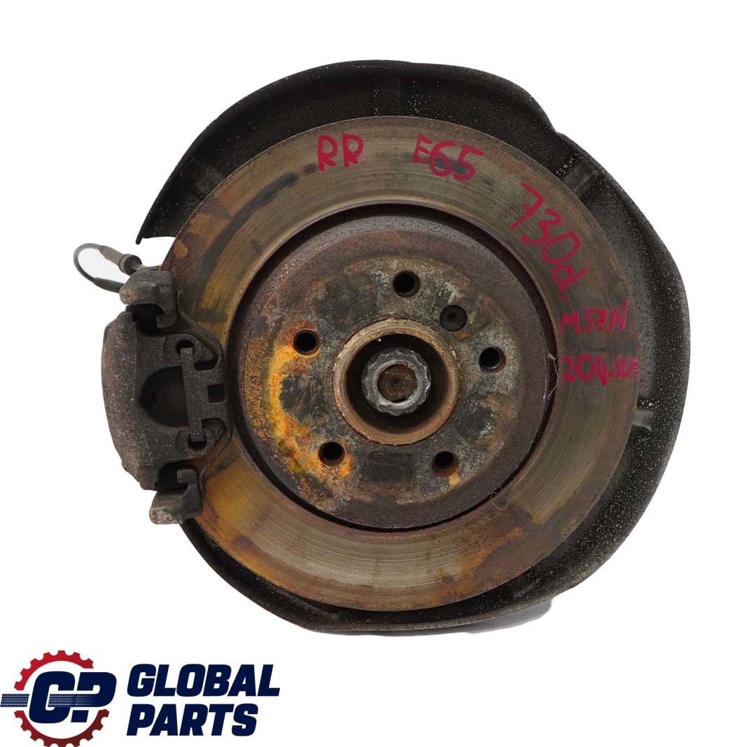 BMW 7 Series E65 730d M57N Rear Right O/S Leg Brake Disc Axle Suspension