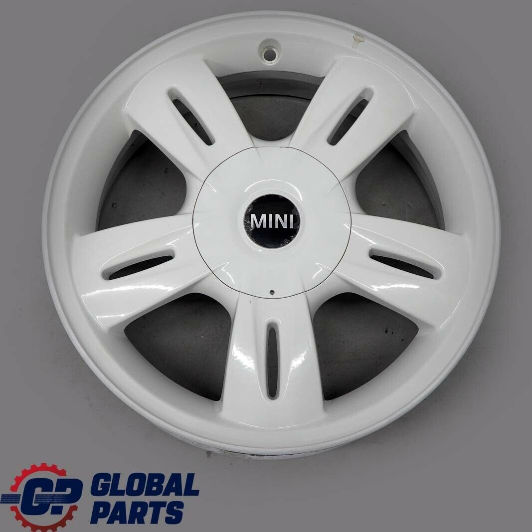 Mini Cooper One R50 R52 R53 Weiss Alu Felge 15" ET:45 5,5J 5 Star Rocket 93