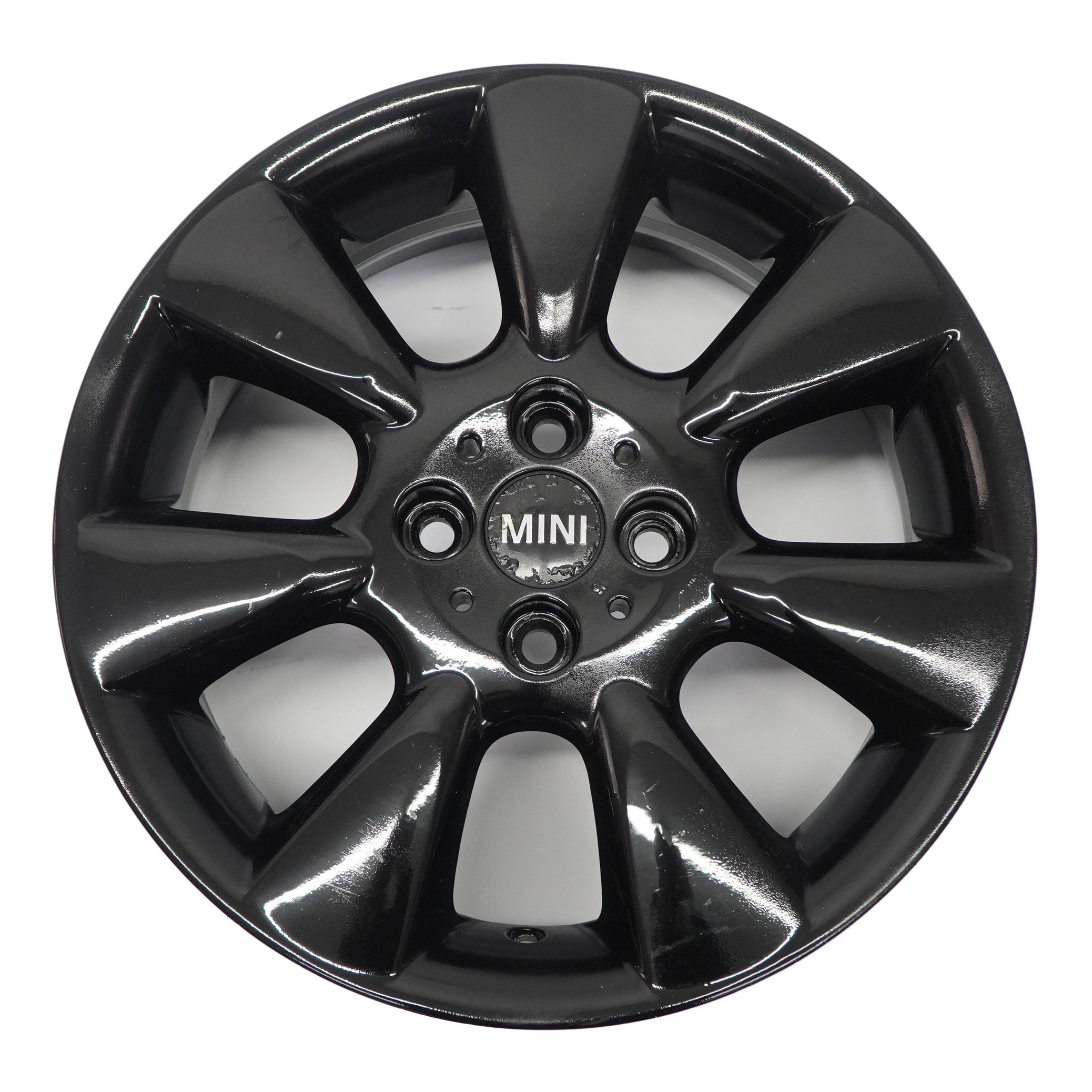 Mini Cooper R50 Schwarz Alufelge Felge 16" 6,5J ET:48 Rad 7 Fin Spoke 92 6763297