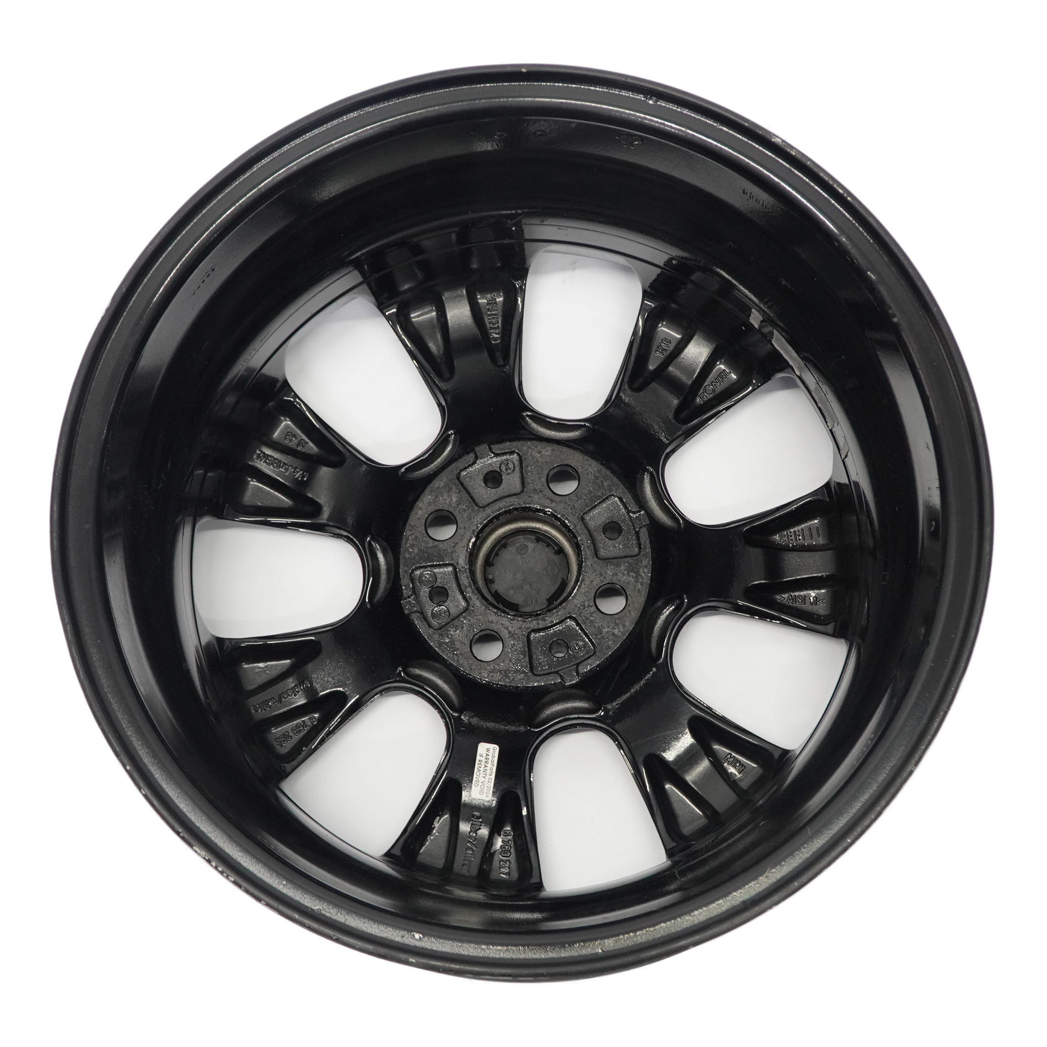 Mini Cooper R50 Schwarz Alufelge Felge 16" 6,5J ET:48 Rad 7 Fin Spoke 92 6763297