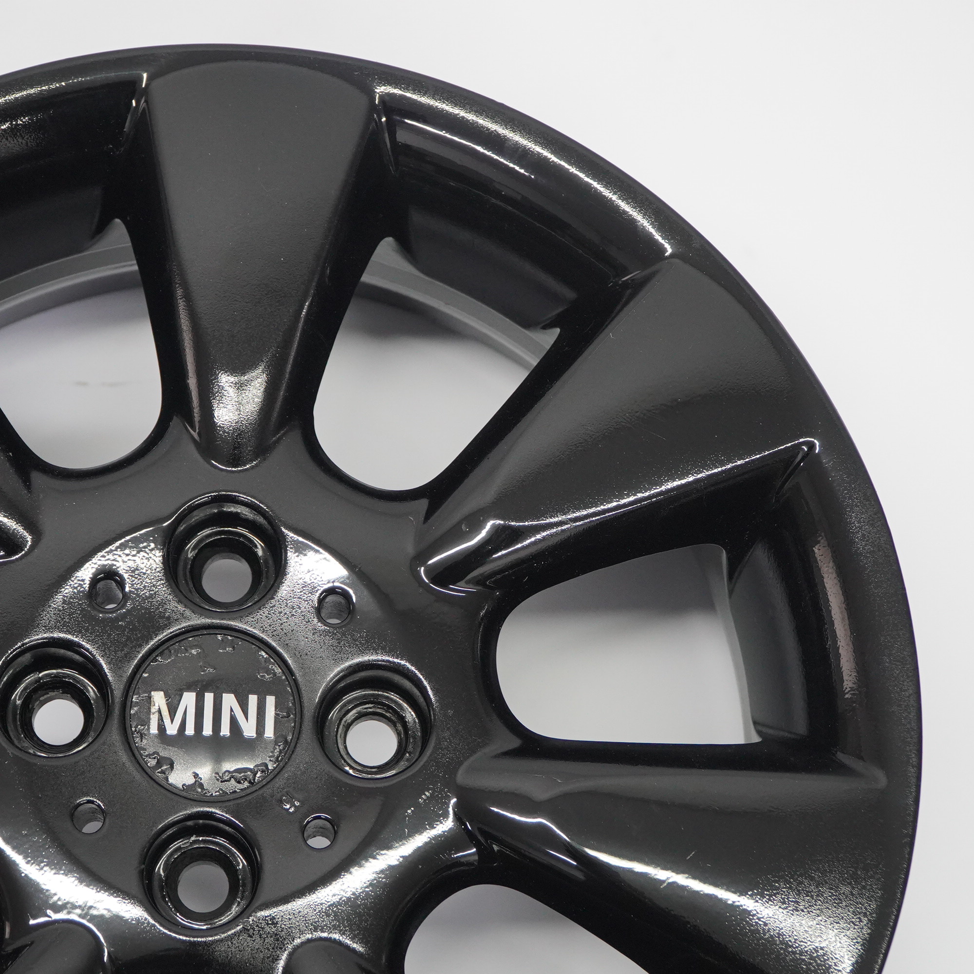 Mini Cooper R50 Schwarz Alufelge Felge 16" 6,5J ET:48 Rad 7 Fin Spoke 92 6763297