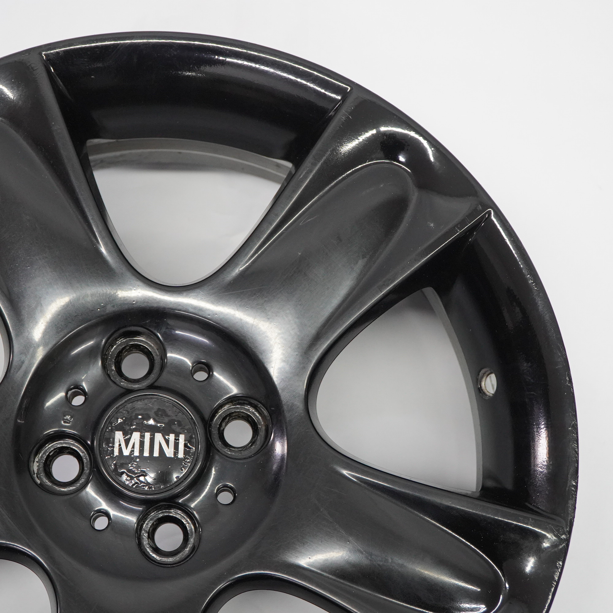 Mini Cooper One R50 R52 R53 Black Wheel Alloy Rim 17" ET:48 7J 5-Star 91 6763299