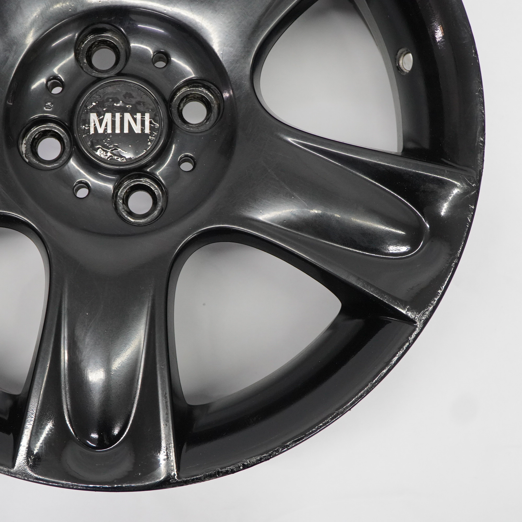 Mini Cooper One R50 R52 R53 Black Wheel Alloy Rim 17" ET:48 7J 5-Star 91 6763299