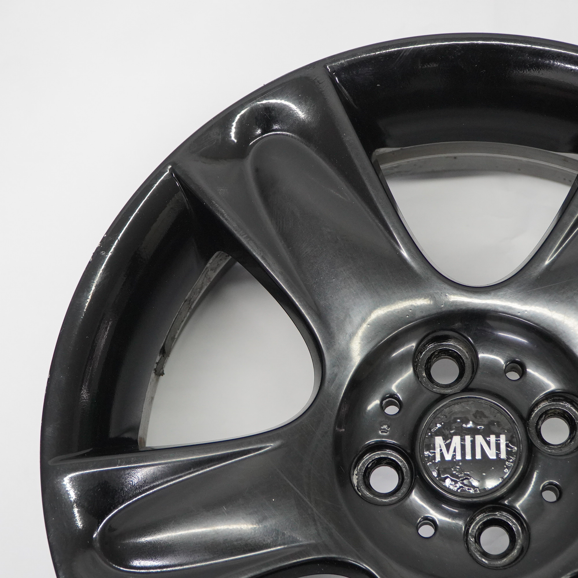 Mini Cooper One R50 R52 R53 Black Wheel Alloy Rim 17" ET:48 7J 5-Star 91 6763299