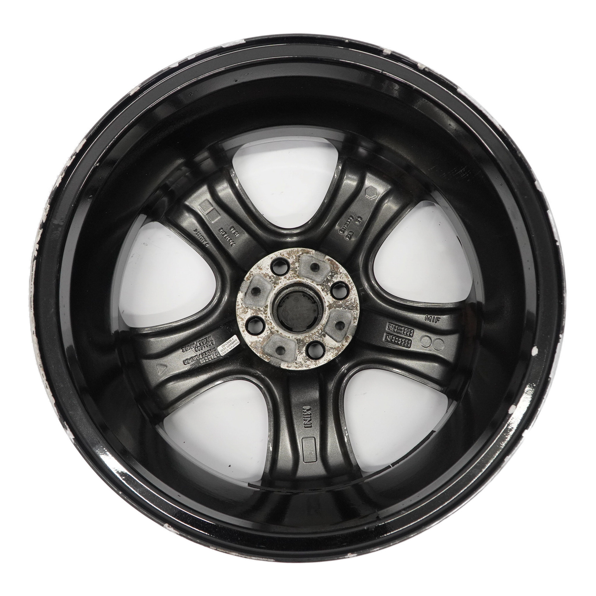 Mini Cooper One R50 R52 R53 Schwarz Felge 17" ET:48 7J 5-Stern 91 6763299