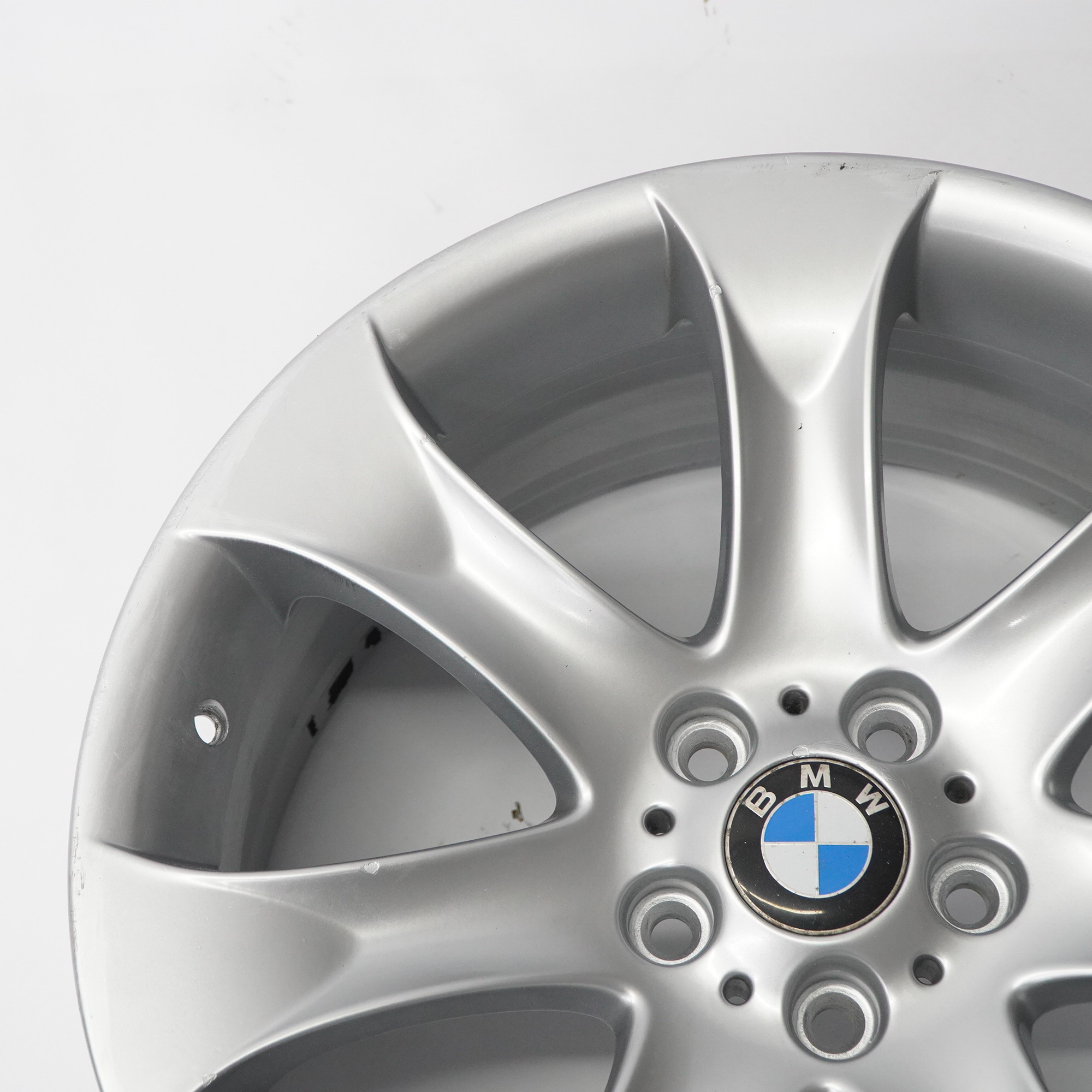 BMW X5 E53 Front Silver Alloy Wheel Rim 20" 9,5J ET:45 V-Spoke 168 6766068