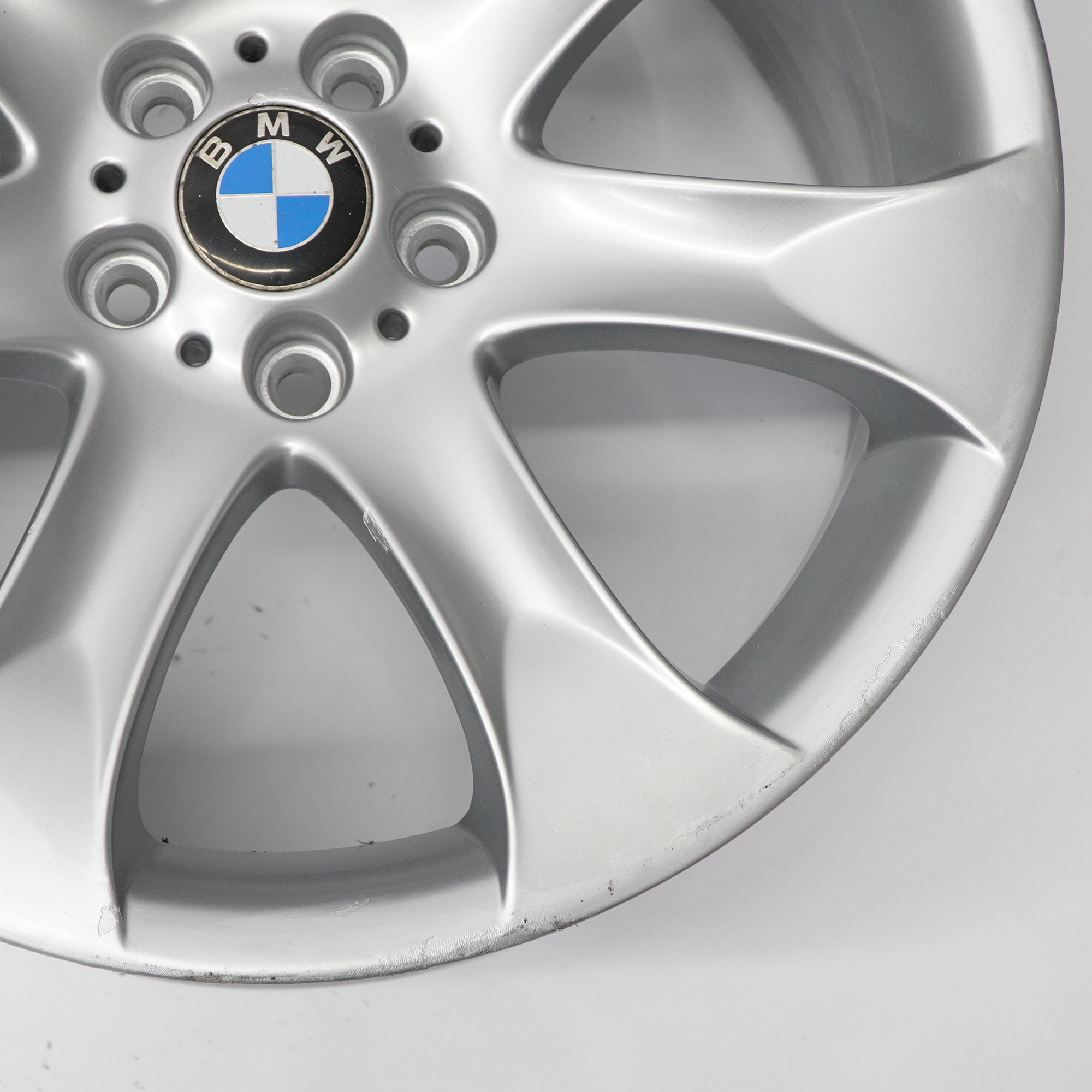 BMW X5 E53 Front Silver Alloy Wheel Rim 20" 9,5J ET:45 V-Spoke 168 6766068