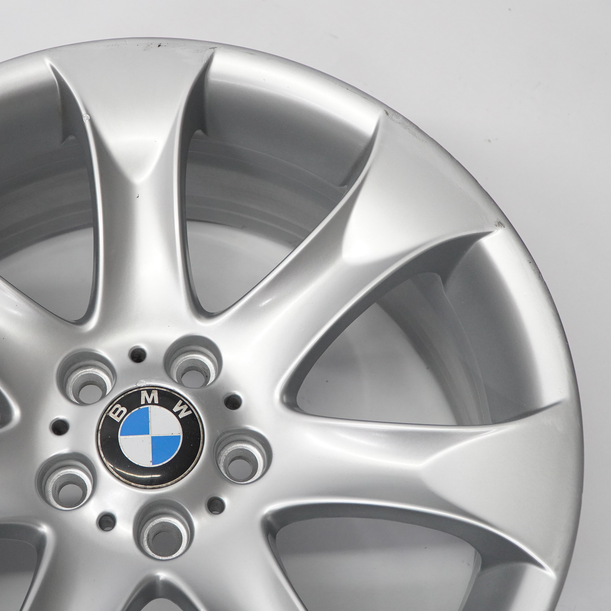 BMW X5 E53 Front Silver Alloy Wheel Rim 20" 9,5J ET:45 V-Spoke 168 6766068