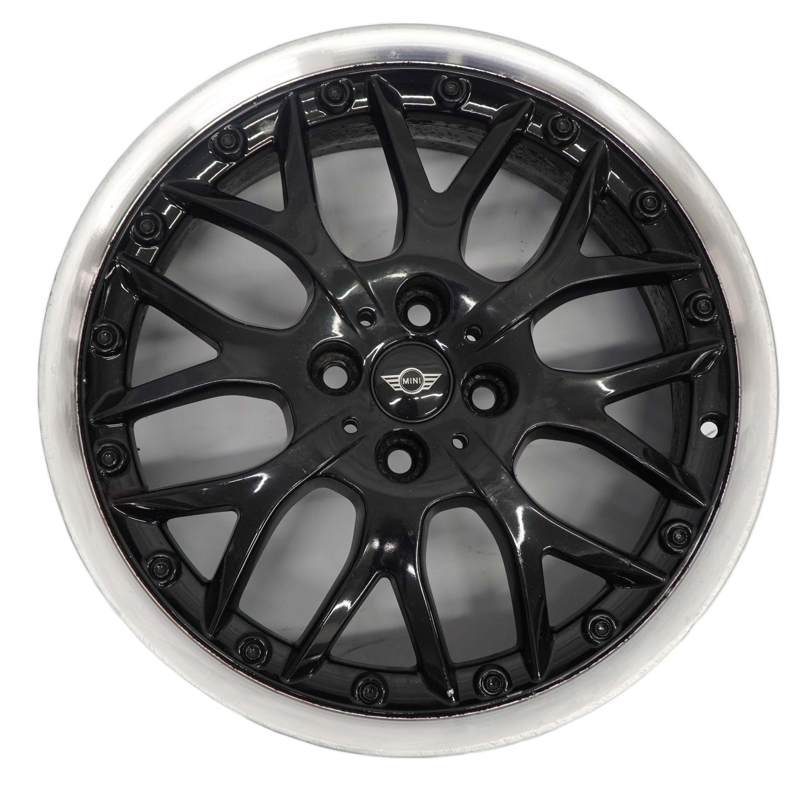 Mini Cooper One R50 R53 Noir Jantes Alu 17" 7J ET:48 Traverser Spoke 6768580