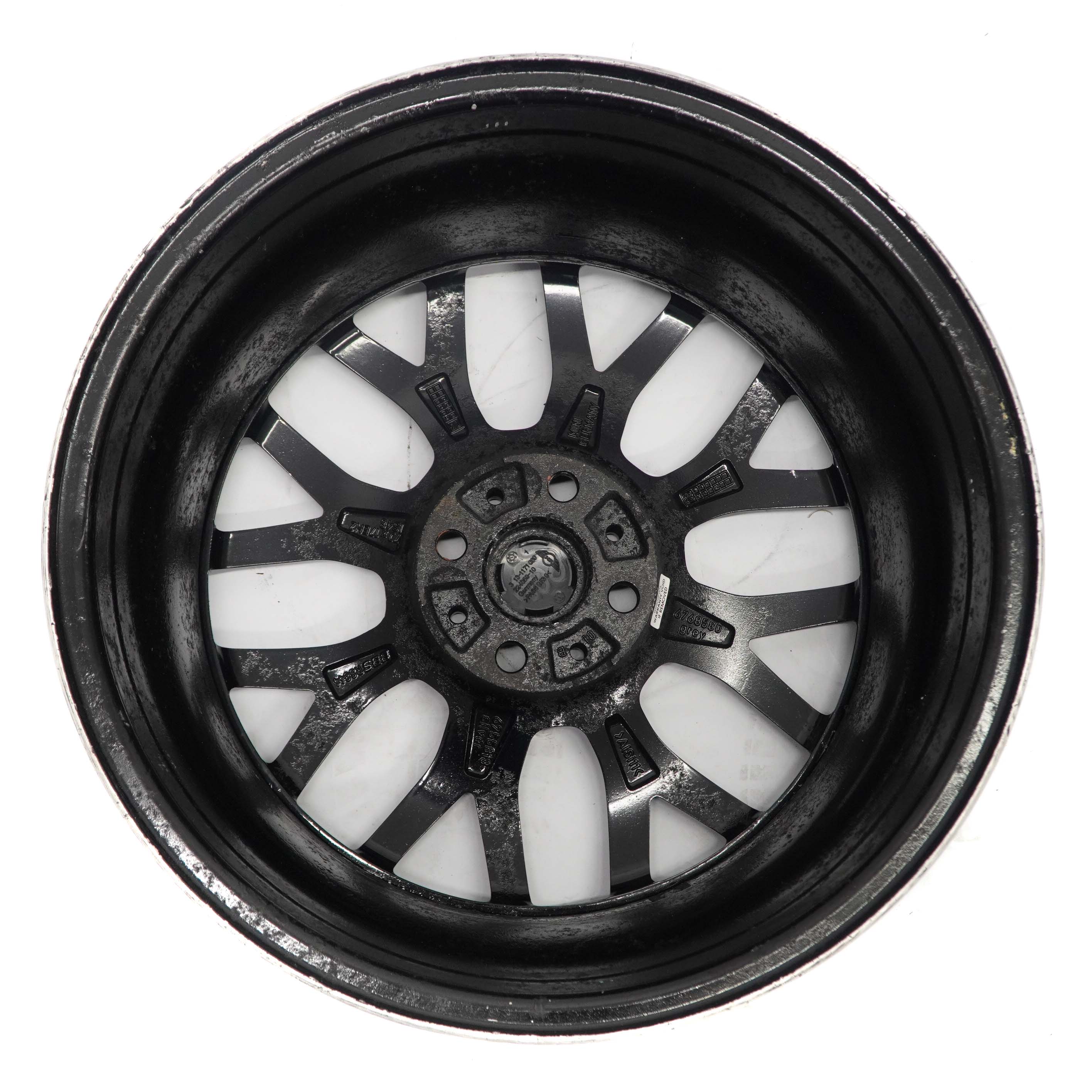 Mini Cooper One R50 R53 Noir Jantes Alu 17" 7J ET:48 Traverser Spoke 6768580