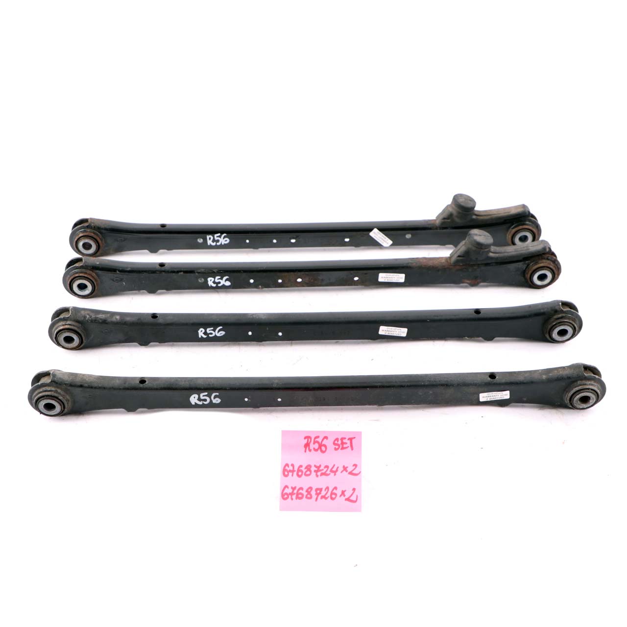 MINI Cooper One R50 R53 R55 R56 R57 Lower Top Wishbone Arm Rocker Set Rear Axle