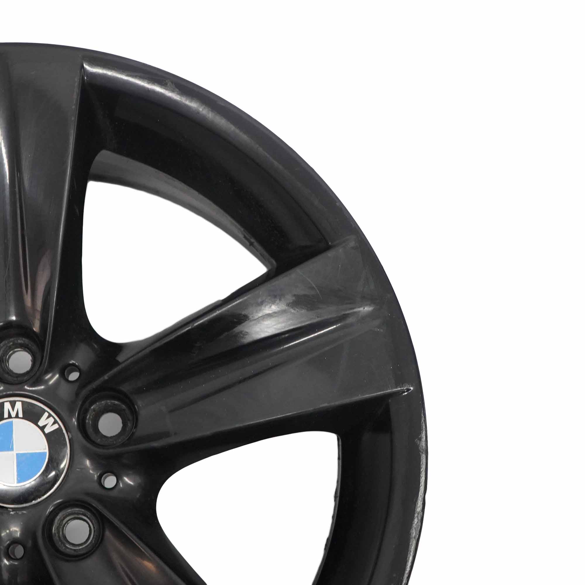 BMW E90 E91 E92 Black Rear Wheel Alloy Rim 18" Star Spoke 189 8,5J ET:37 6768859