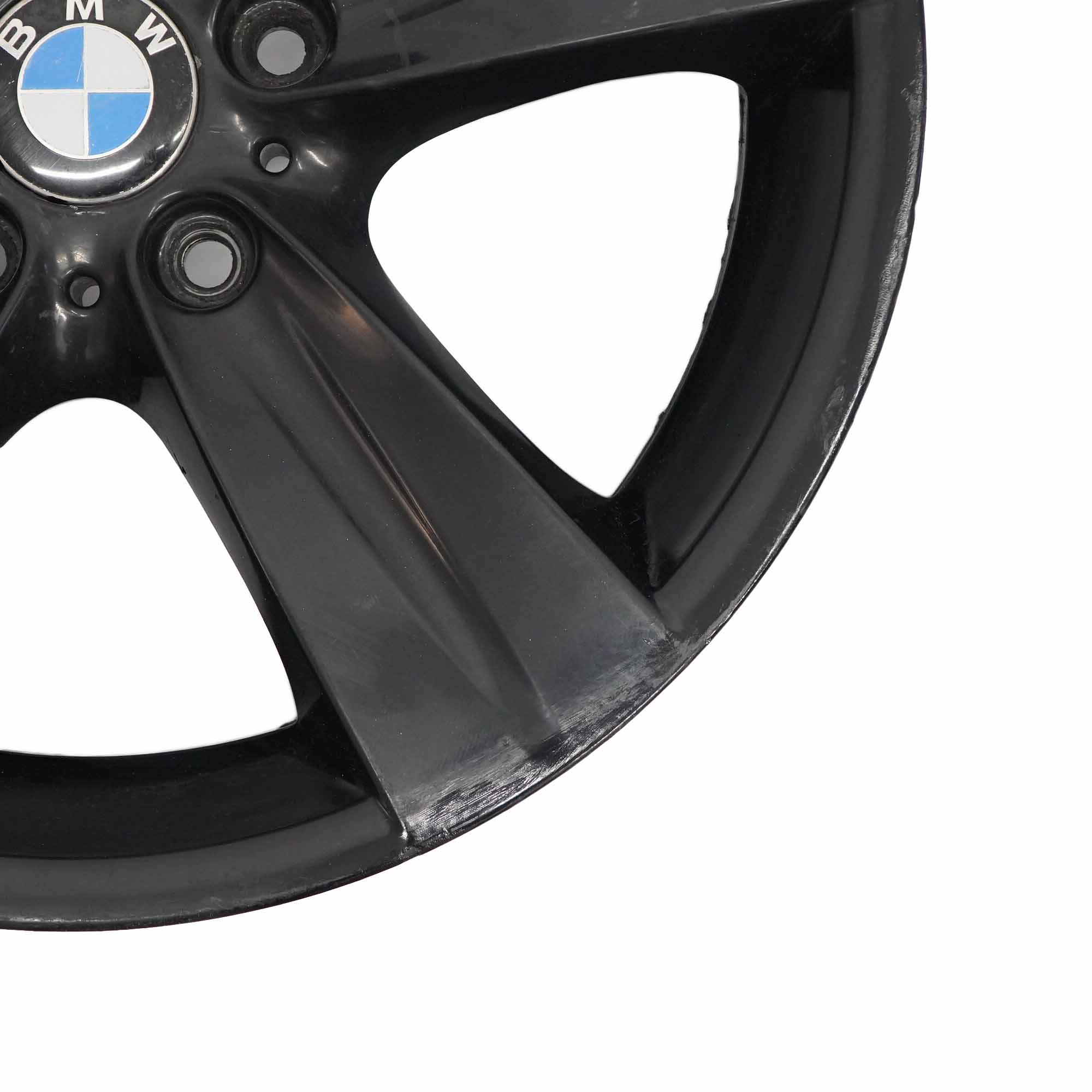 BMW E90 E91 E92 Black Rear Wheel Alloy Rim 18" Star Spoke 189 8,5J ET:37 6768859