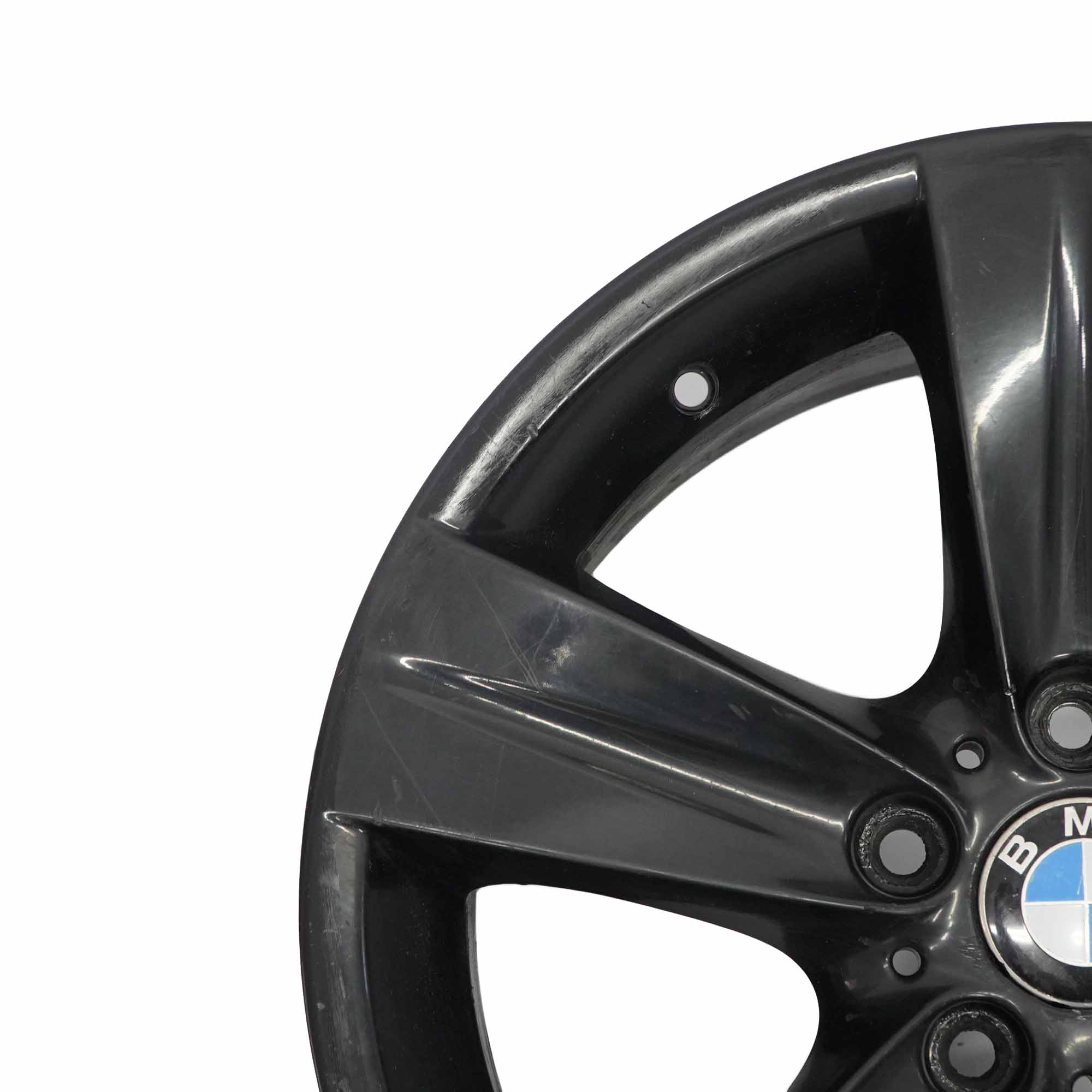 BMW E90 E91 E92 Black Rear Wheel Alloy Rim 18" Star Spoke 189 8,5J ET:37 6768859