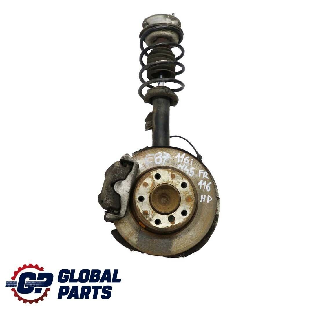 BMW 1 E87 116i N45 Front Right O/S Spring Strut Brake Suspension Leg Hub Axle