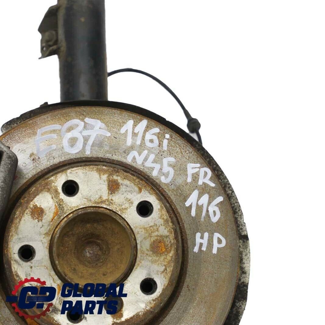 BMW 1 E87 116i N45 Front Right O/S Spring Strut Brake Suspension Leg Hub Axle