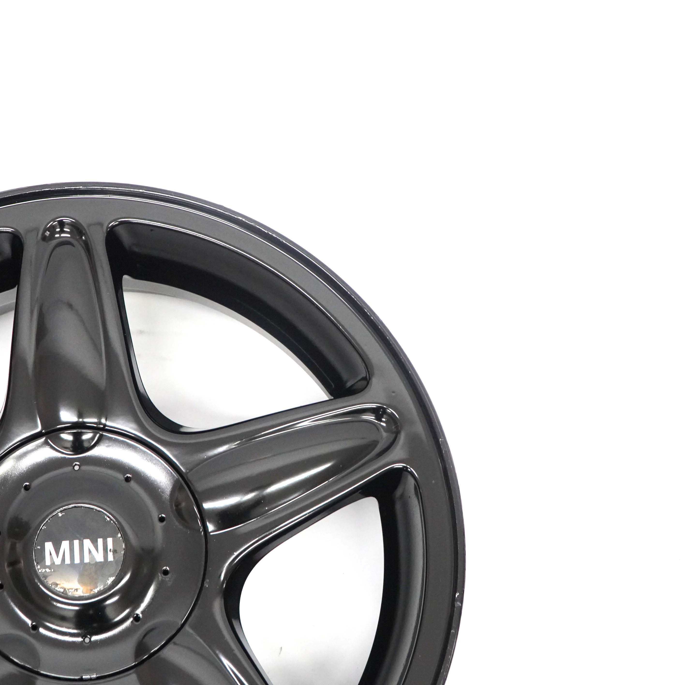 Mini Cooper One R50 R55 R56 Black Wheel Alloy Rim 16" 6,5J 5-Star Blaster 103