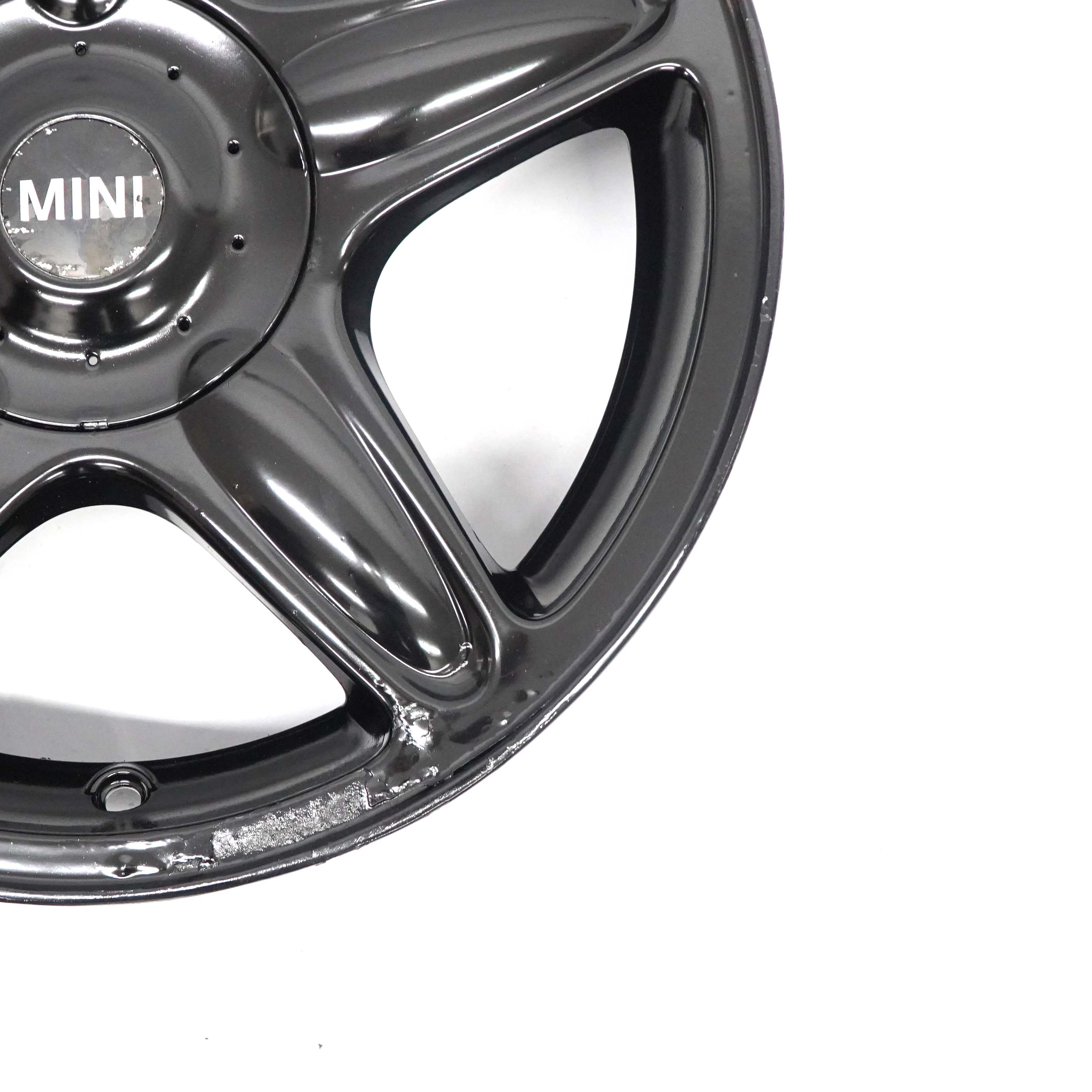 Mini Cooper One R50 R55 R56 Black Wheel Alloy Rim 16" 6,5J 5-Star Blaster 103