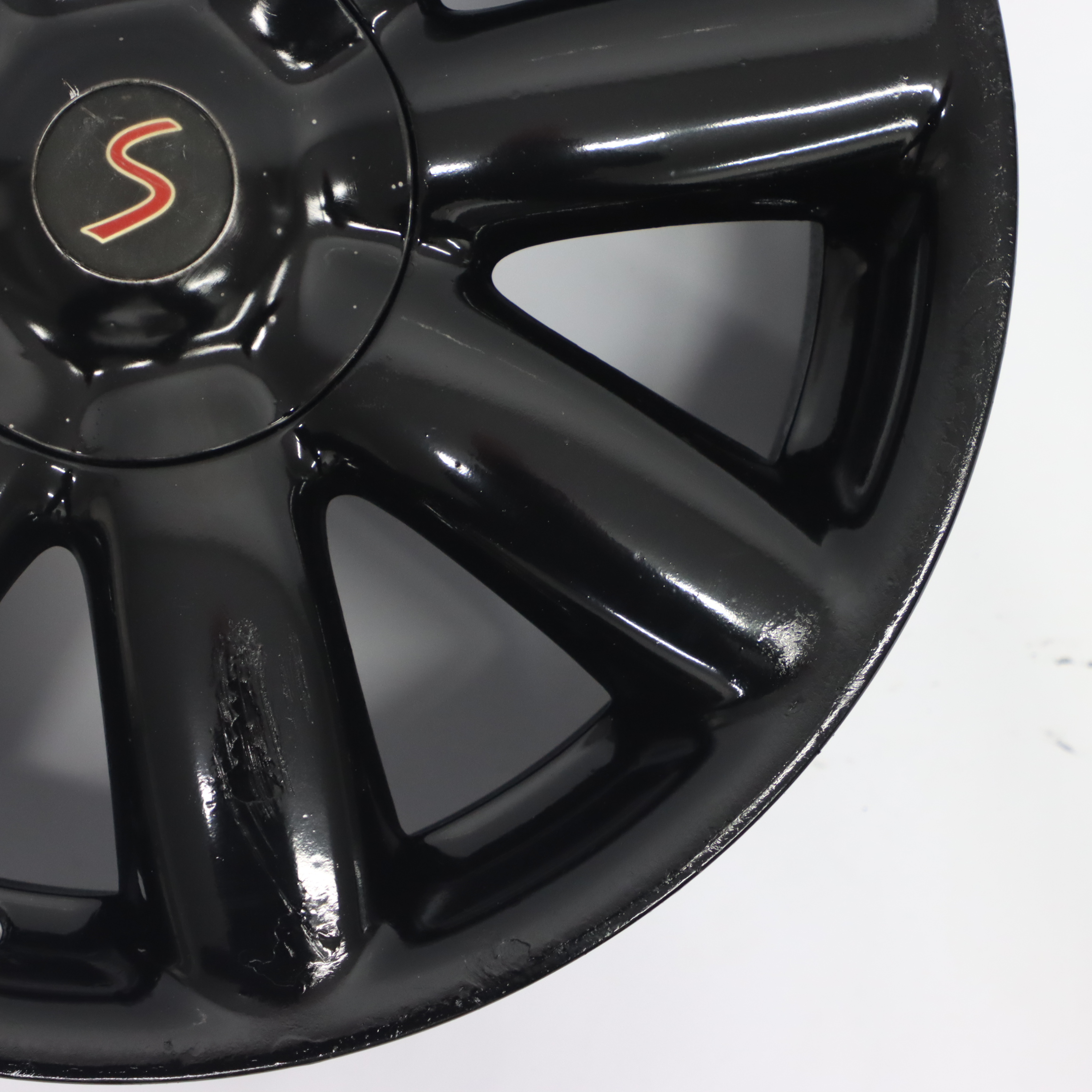 Mini Cooper R50 R55 R56 R57 Noir Jante Alliage 17" 7J ET:48 Crown Spoke 104