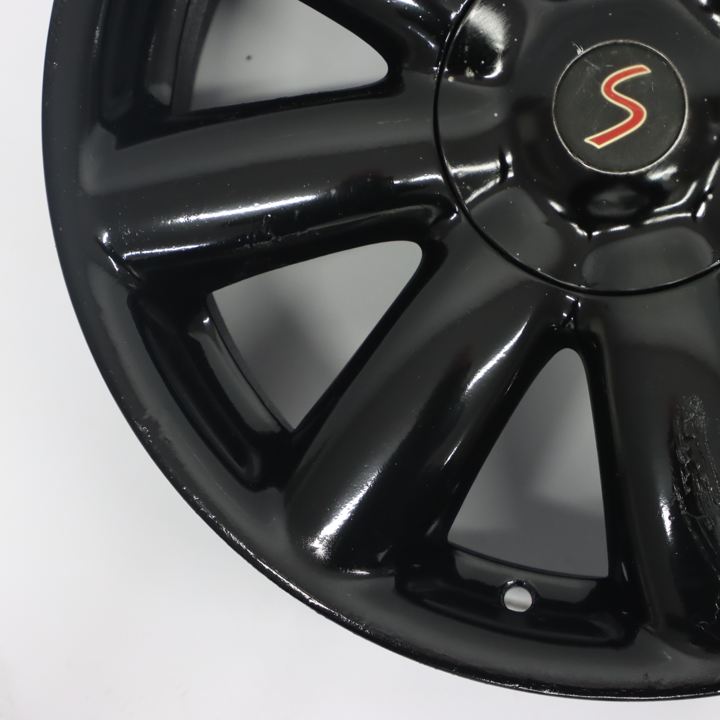 Mini Cooper R50 R55 R56 R57 Noir Jante Alliage 17" 7J ET:48 Crown Spoke 104