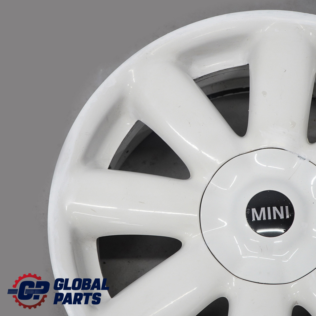 Mini Cooper R50 R56 Weiß Alu Felge Alufelge 17" 7J ET:48Crown Spoke 104 676941