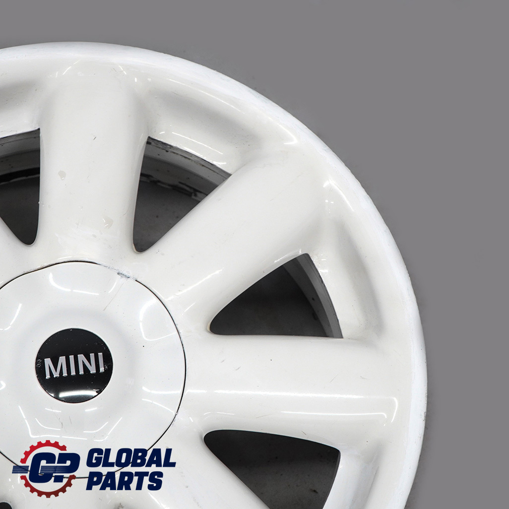 Mini Cooper R50 R56 Weiß Alu Felge Alufelge 17" 7J ET:48Crown Spoke 104 676941