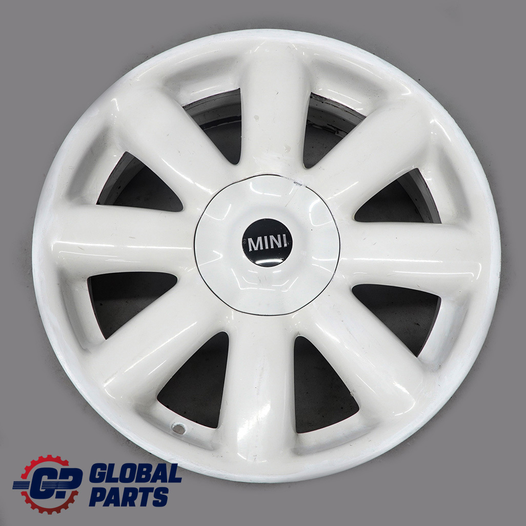 Mini Cooper R50 R56 Weiß Alu Felge Alufelge 17" 7J ET:48Crown Spoke 104 676941