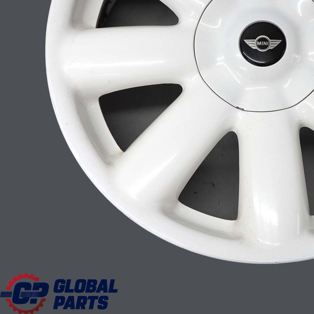 Mini Cooper One R50 R55 R56 R57 White Wheel Alloy Rim 17" 7J Crown Spoke 104