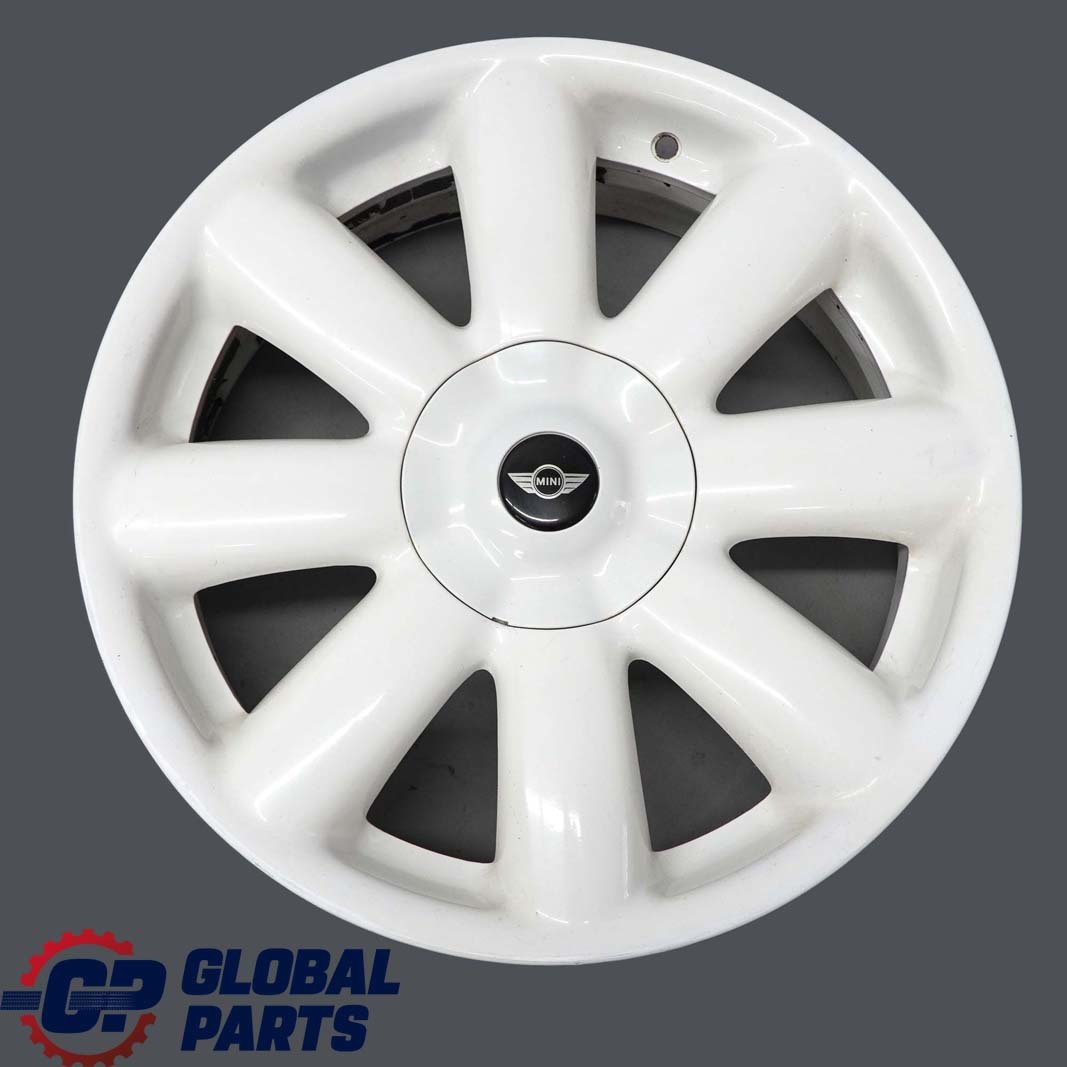 Mini Cooper One R50 R55 R56 R57 White Wheel Alloy Rim 17" 7J Crown Spoke 104