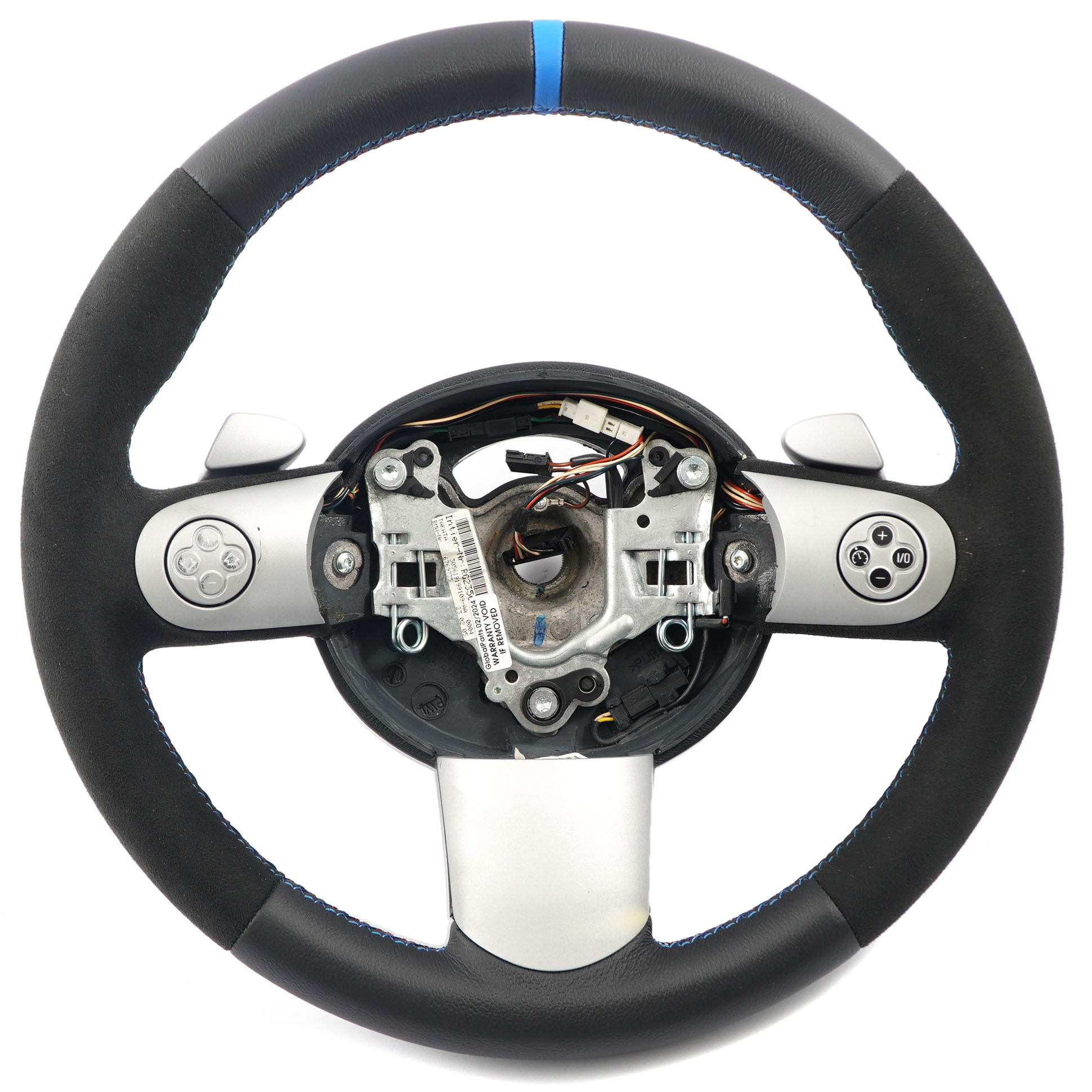 Mini R50 R53 NEW Black Leather Sport Steering Wheel Steptronic Multifunction