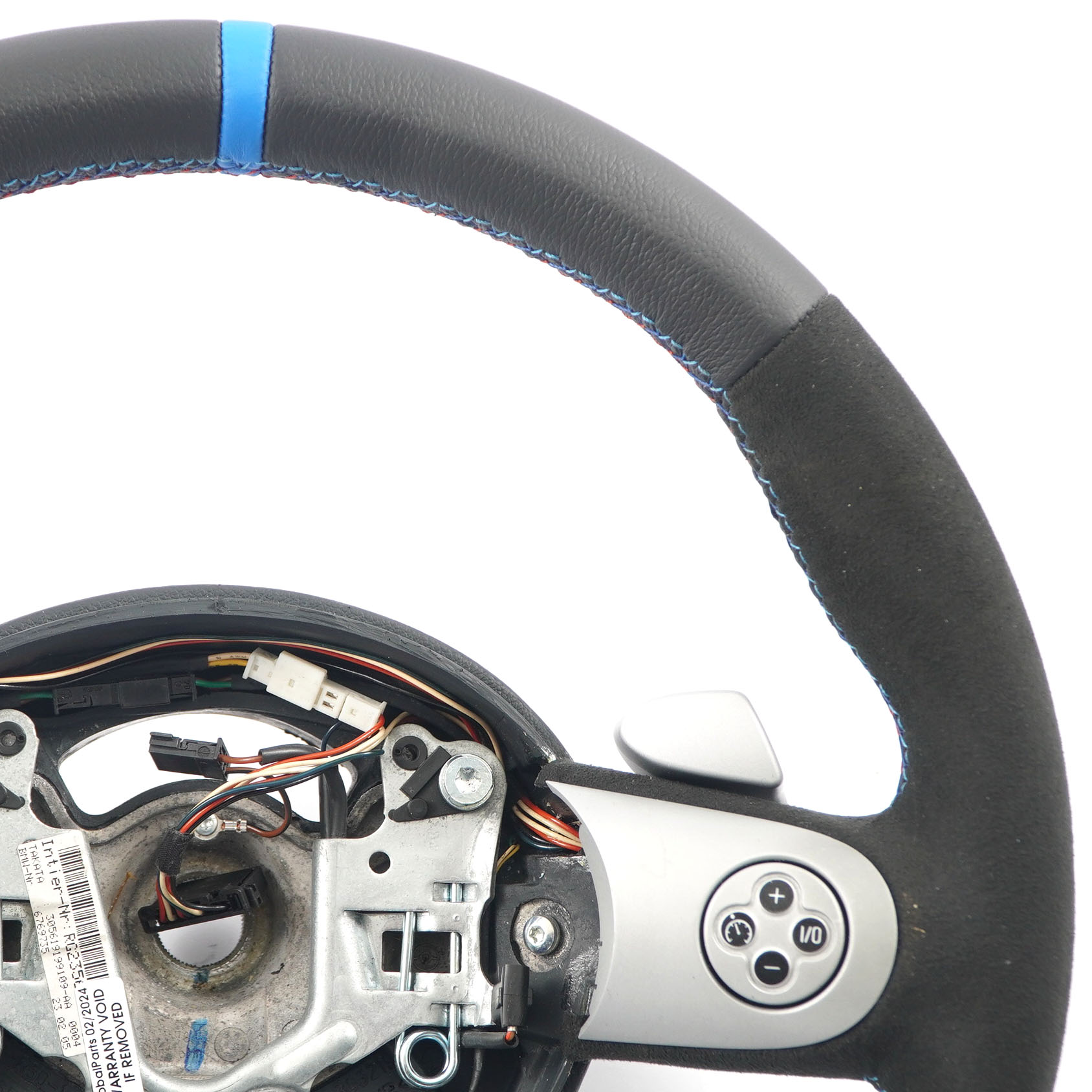 Mini R50 R53 NEW Black Leather Sport Steering Wheel Steptronic Multifunction