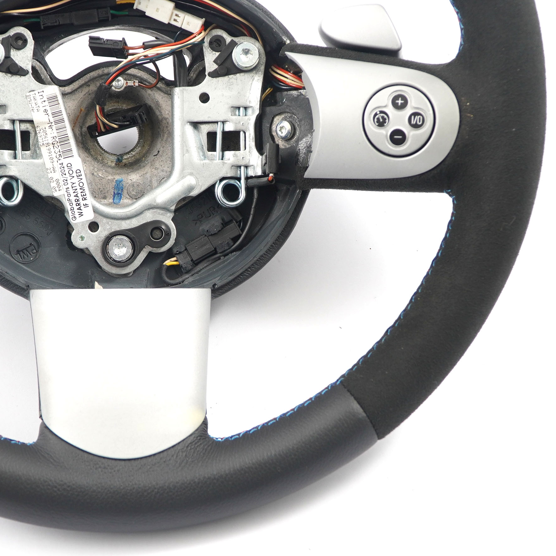 Mini R50 R53 NEW Black Leather Sport Steering Wheel Steptronic Multifunction