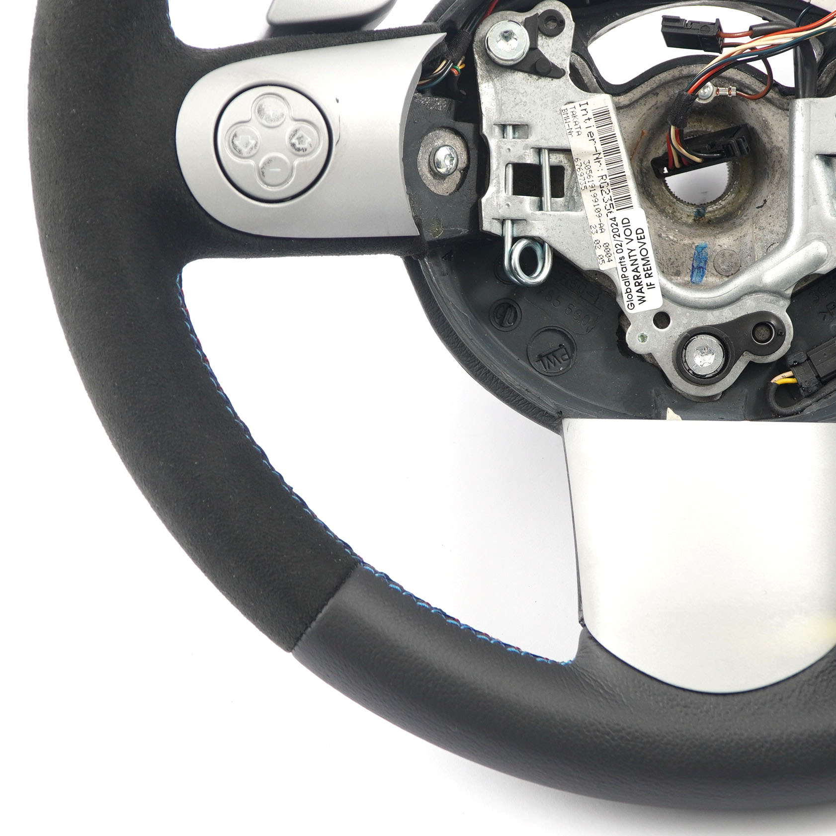 Mini R50 R53 NEW Black Leather Sport Steering Wheel Steptronic Multifunction