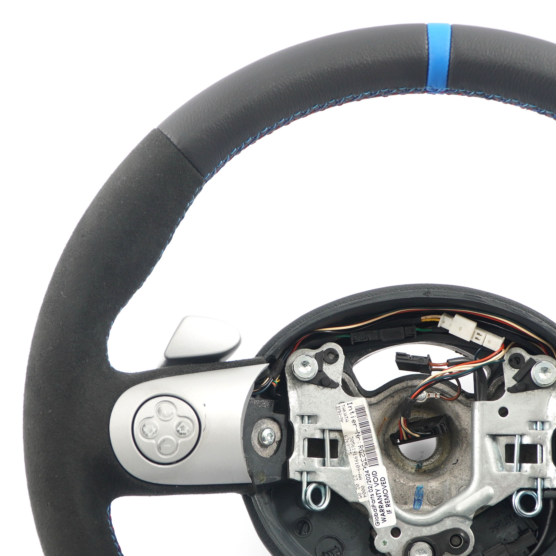 Mini R50 R53 NEW Black Leather Sport Steering Wheel Steptronic Multifunction