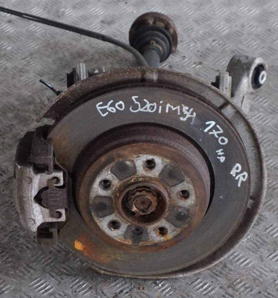 BMW 5 Series E60 520i Rear Right O/S Suspension Hub Leg Brake Caliper Disc