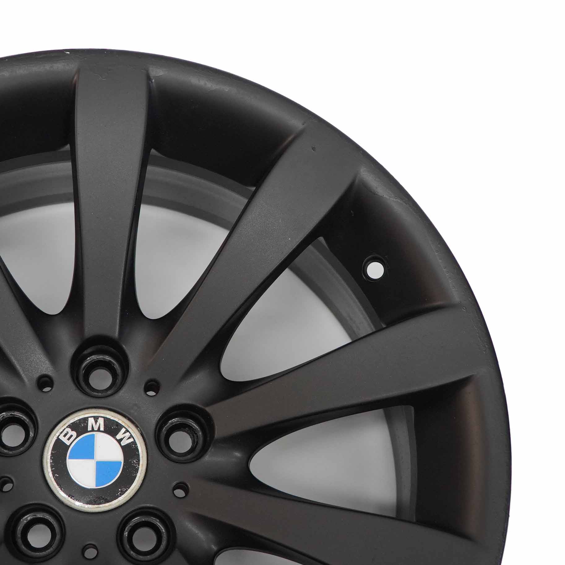 BMW E63 E64 Jante En Alliage Léger Noir 19" Star Spoke 218 9J ET:14 6770942