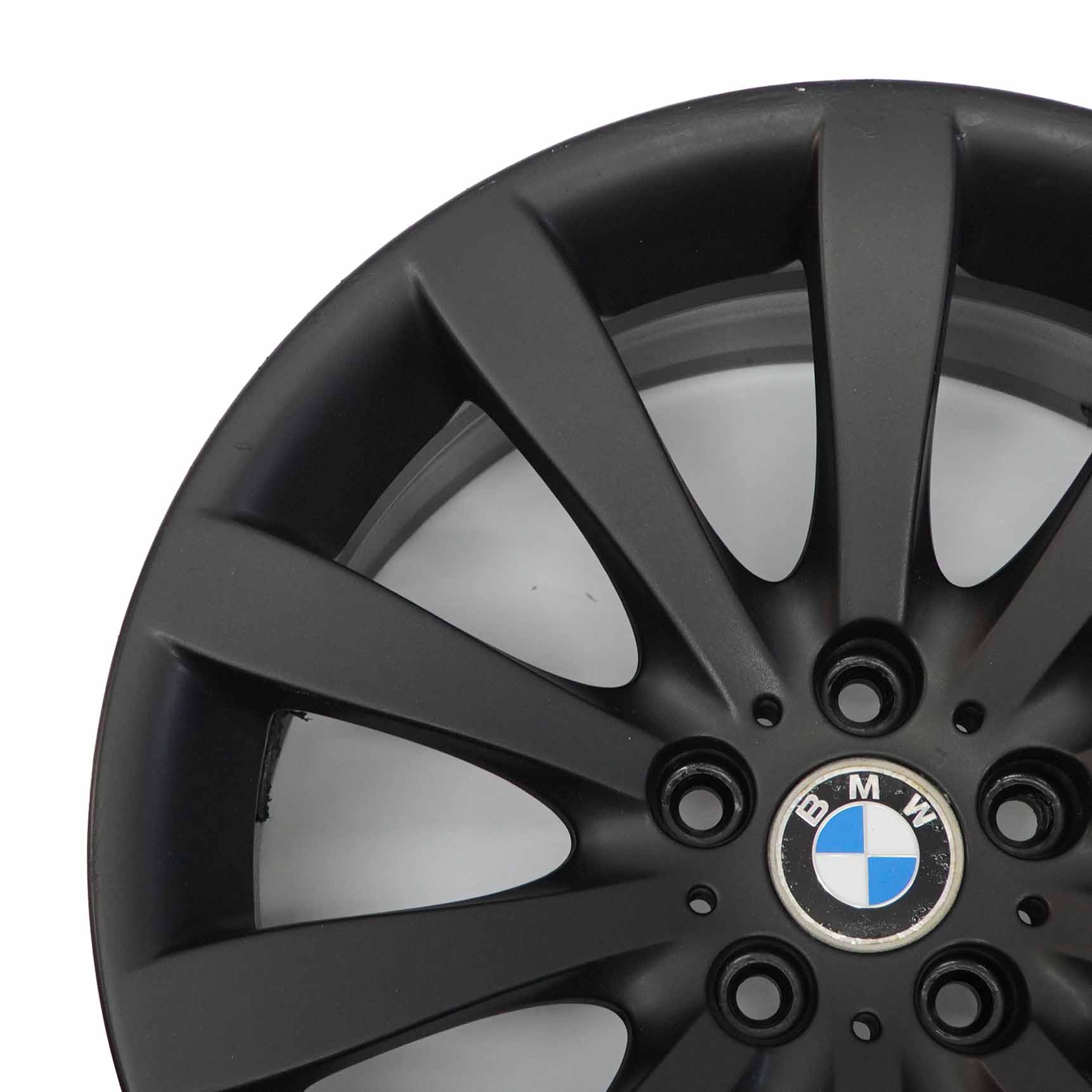 BMW E63 E64 Jante En Alliage Léger Noir 19" Star Spoke 218 9J ET:14 6770942