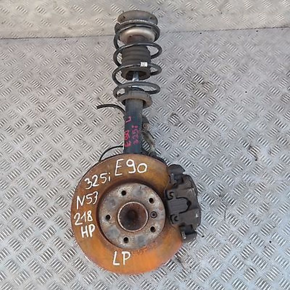 BMW 3 SERIES E90 325i N53 FRONT LEFT N/S LEG SUSPENSION AXLE BRAKE DISC HUB SET