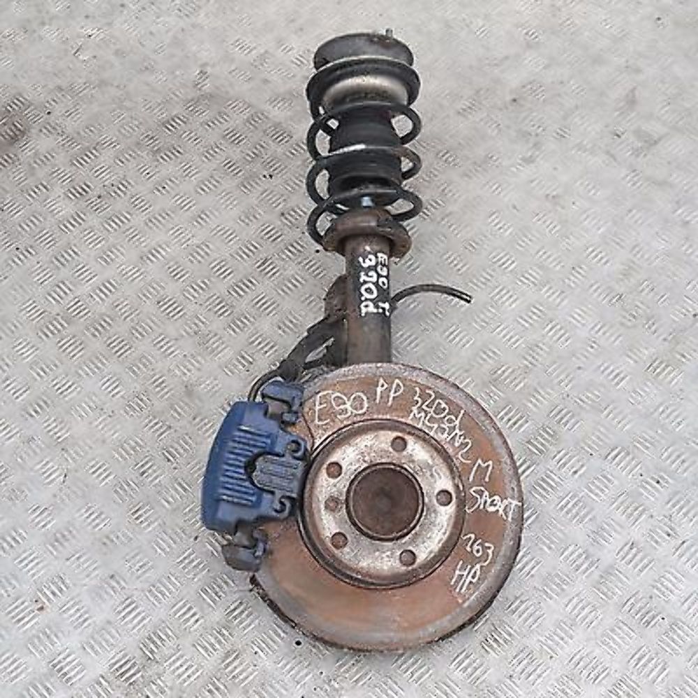 BMW 3 Series E90 320d M47N2 M Sports Front Right O/S Spring Strut Leg Brake Disc