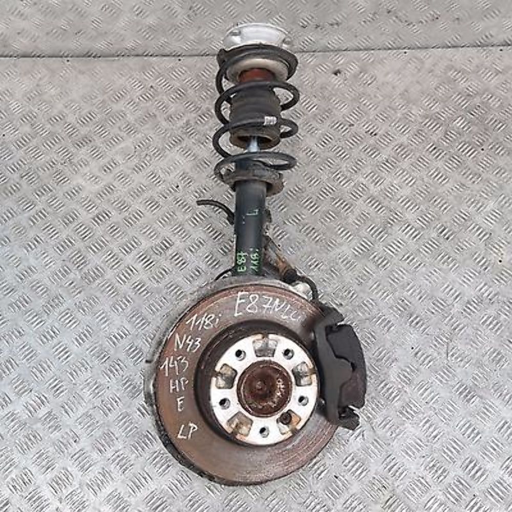 BMW 1 Series E87 LCI 118i Front Left N/S Spring Strut Brake Suspension Leg Hub