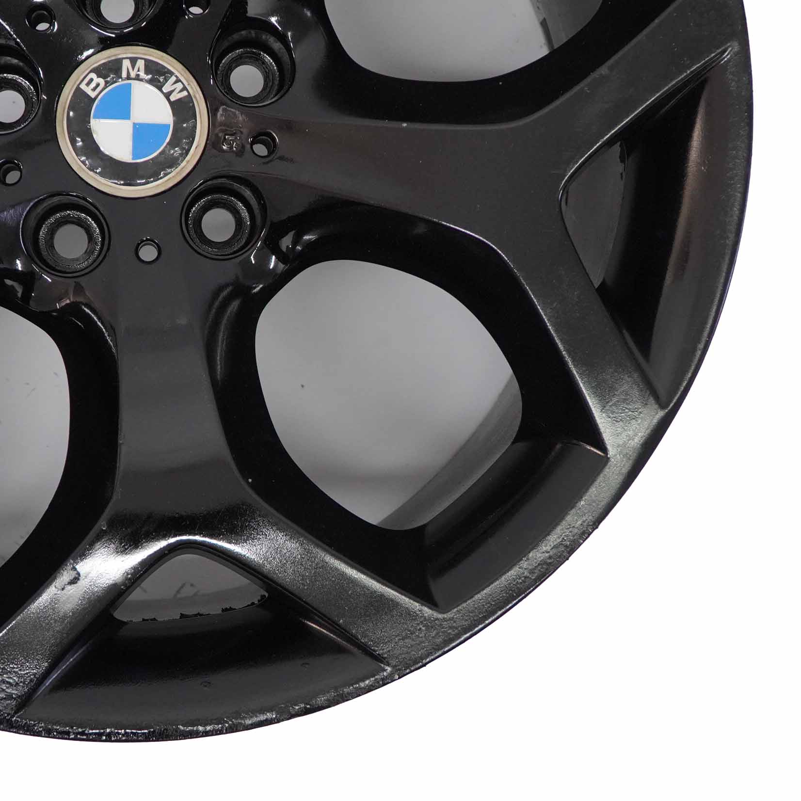 BMW X5 E70 Schwarz Hinten Alu Felge Alufelge Rim 20" Y-Speiche 214 6772250