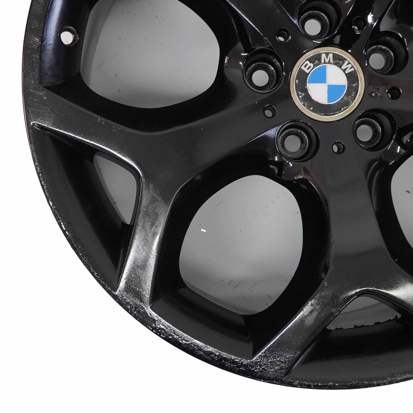 BMW X5 E70 Schwarz Hinten Alu Felge Alufelge Rim 20" Y-Speiche 214 6772250