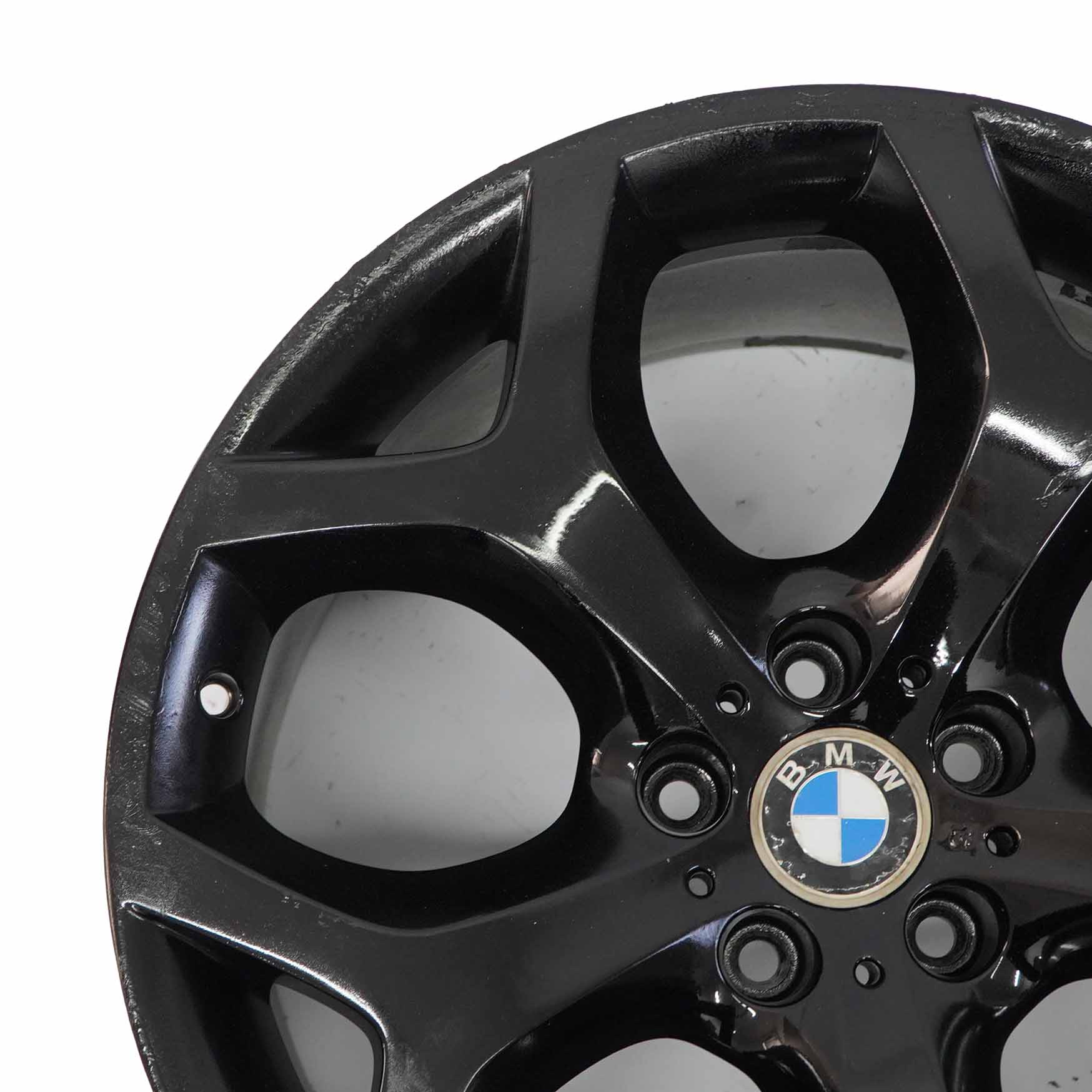 BMW X5 E70 Schwarz Hinten Alu Felge Alufelge Rim 20" Y-Speiche 214 6772250