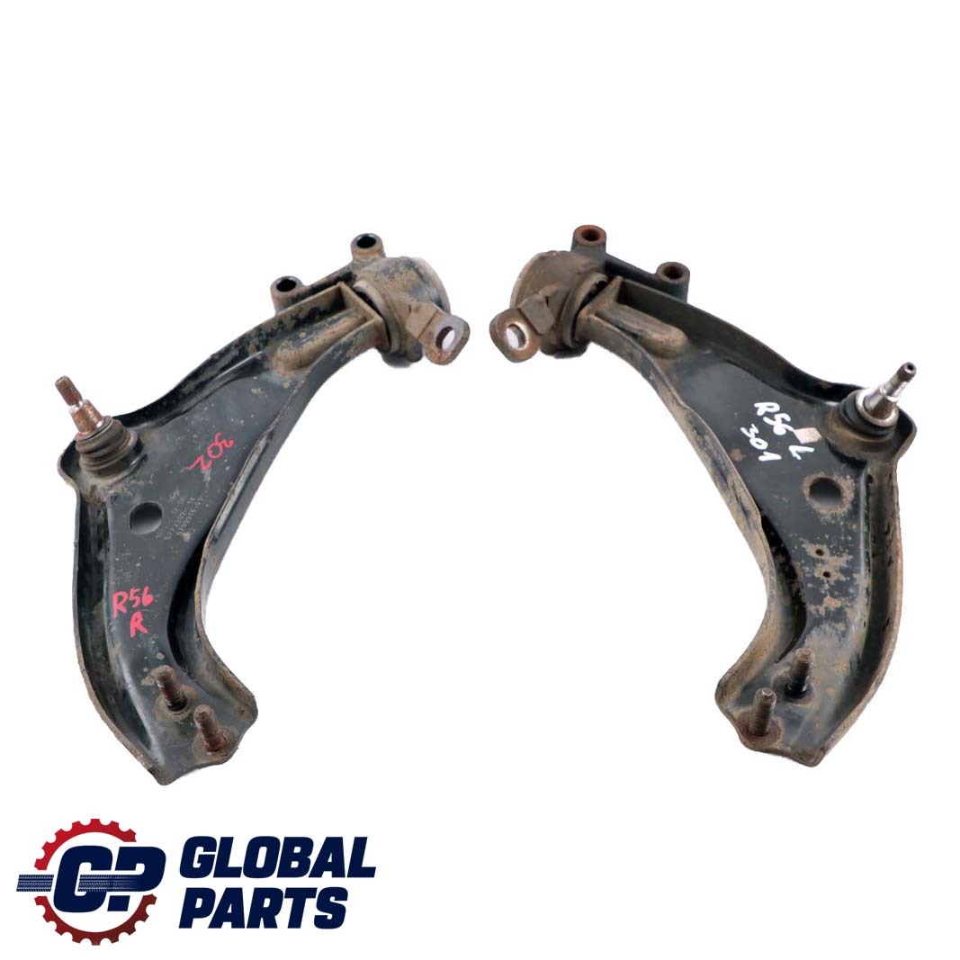 BMW Mini R55 R56 R57 Left Right N/O/S Lower Wishbone Suspension Control Arm Set